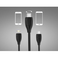 REMAX - LESU 2 in 1 Micro/ Lightning Charging & Data Cable RC-050t (2m)